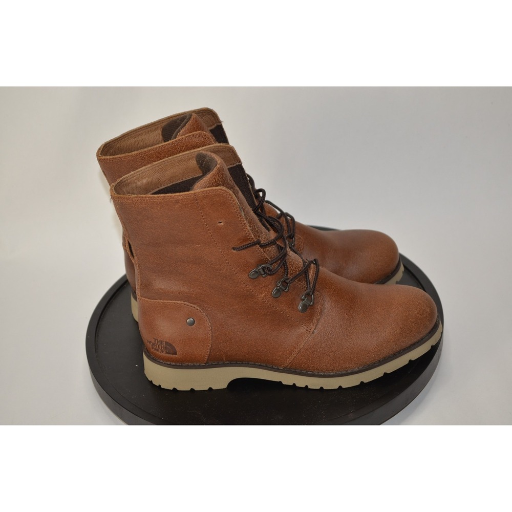 The North Face Ballard Lace II Brown Leather Boots Women size 8